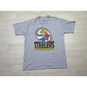 Vintage Pittsburgh Steelers Football T Shirt (XL) Graphic 1990's True Fan Sports